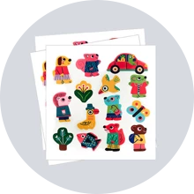 Kiss Cut Stickers Sheets