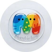 3D Embossed Stickers