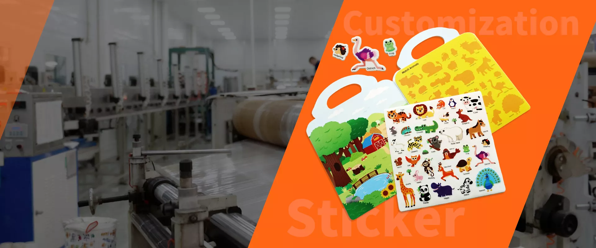 Custom Silicone First  Sticker Books