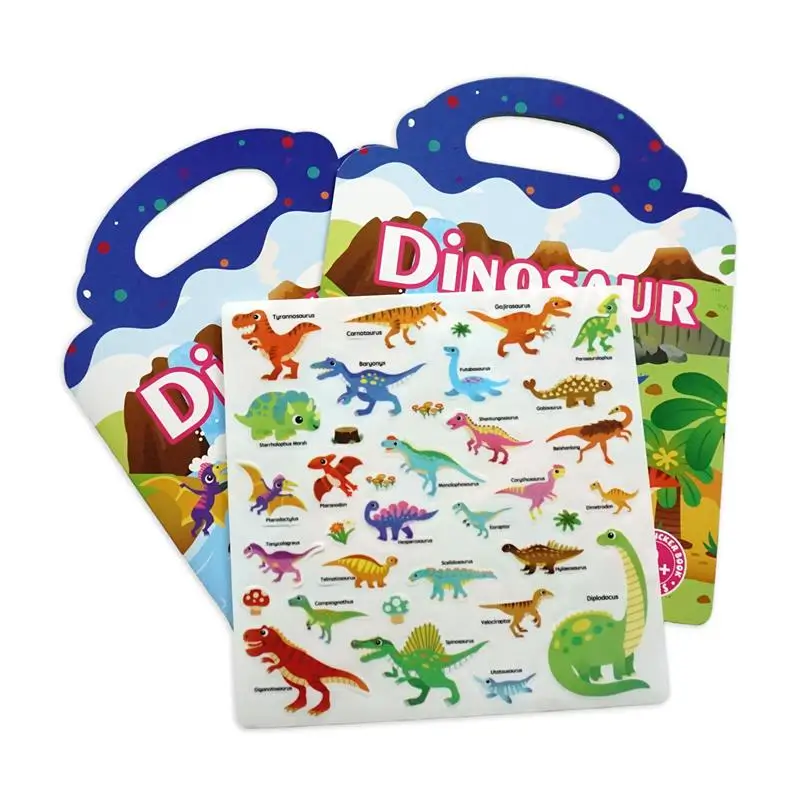 Dinosaurs-themed Silicone First Stickers Book