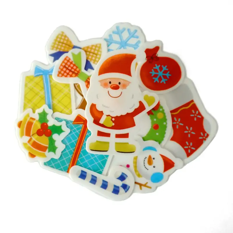 Customized Christmas Silicone Stickers
