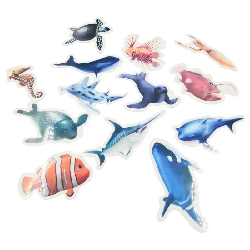Custom Ocean-Themed Die-Cut Stickers
