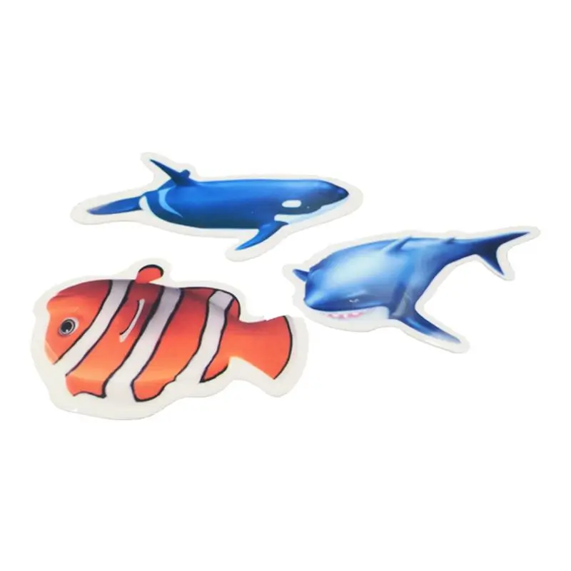Custom Marine life die-cut stickers.webp