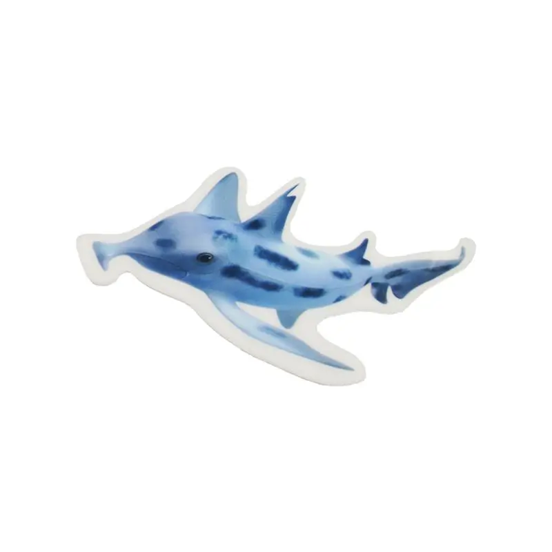 Marine life die-cut sticker