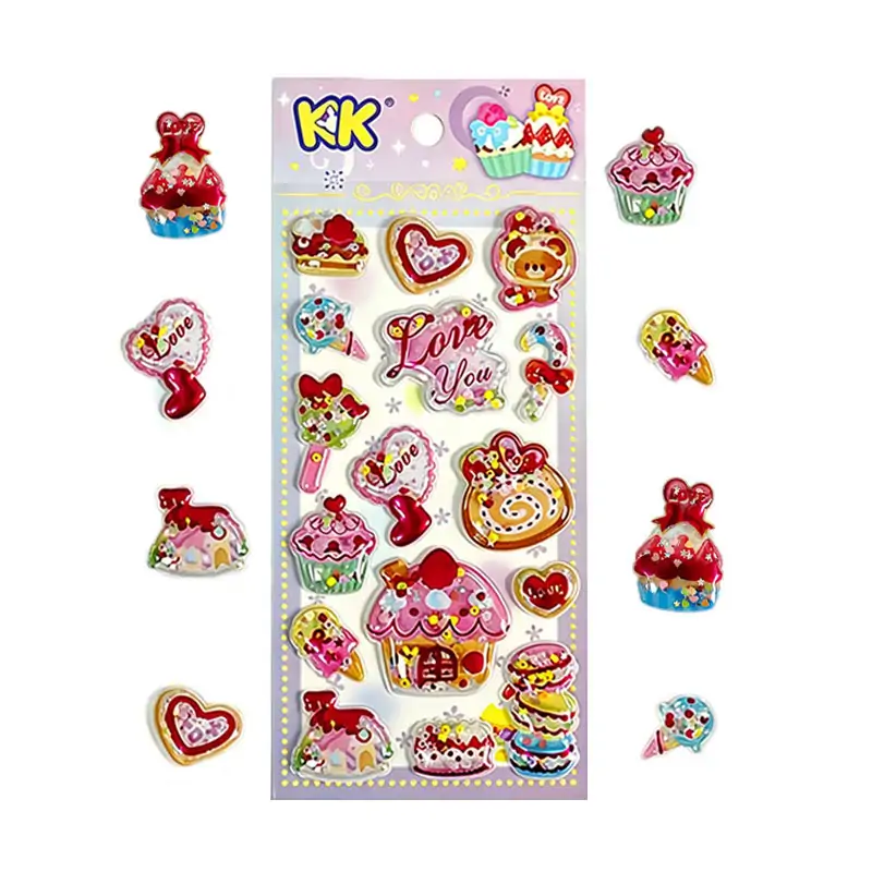 Custom Water Filled Shake Stickers