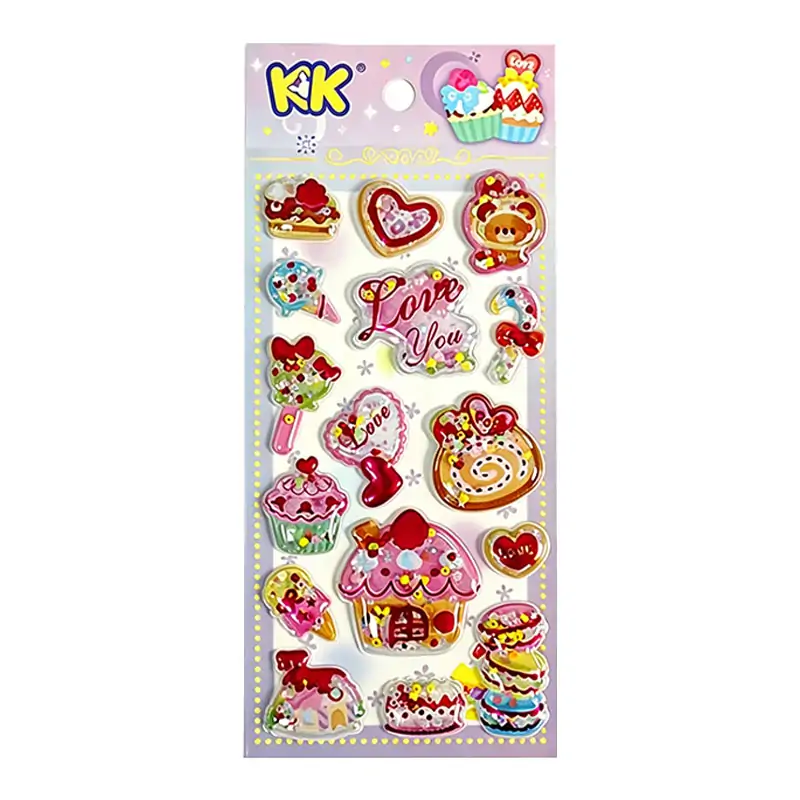 water filled stickers