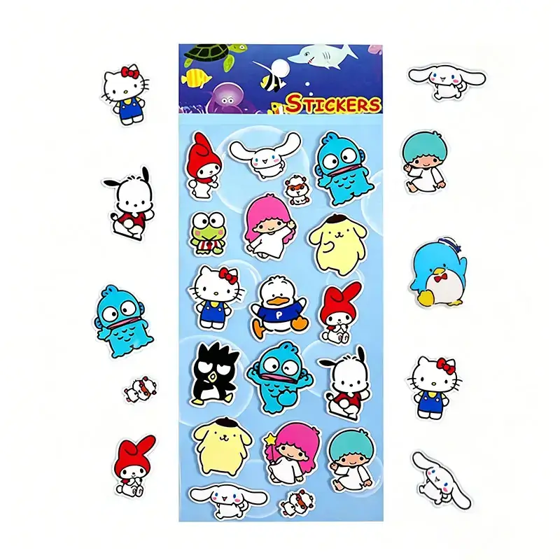 Custom Cartoon PVC Stickers