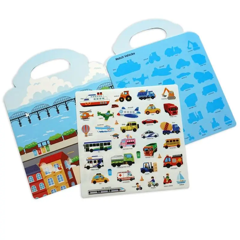 Vehicles Stickers Book