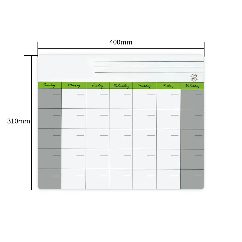 Self-Adhesive Silicone Writing Board