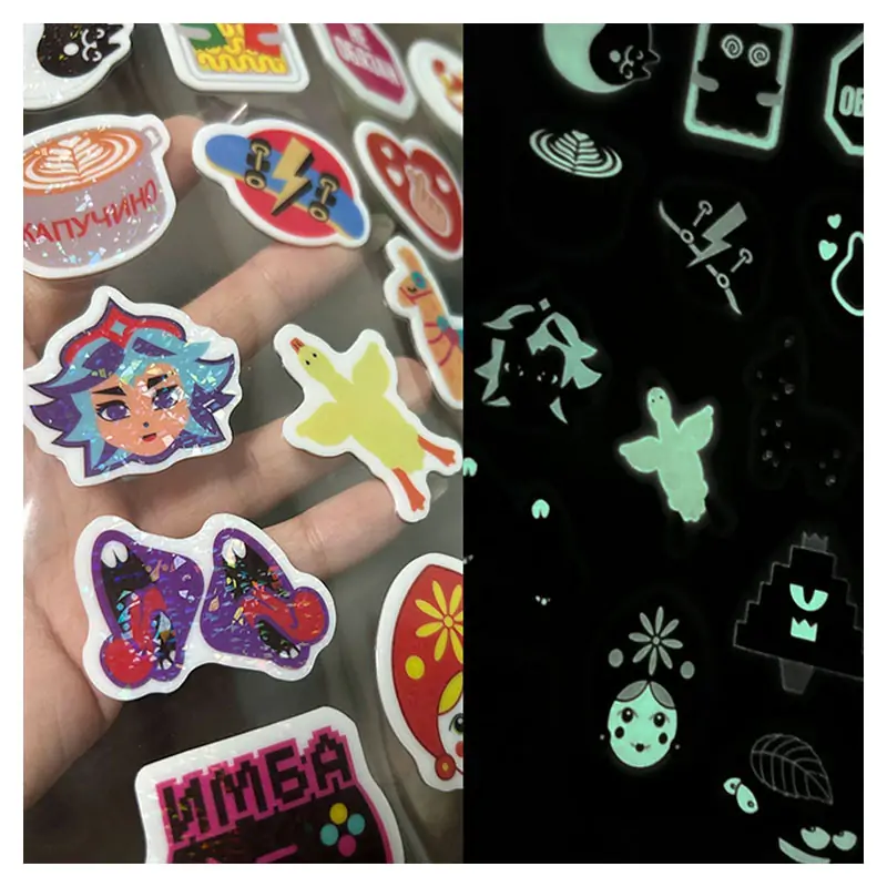Custom Glow-in-the-Dark Stickers