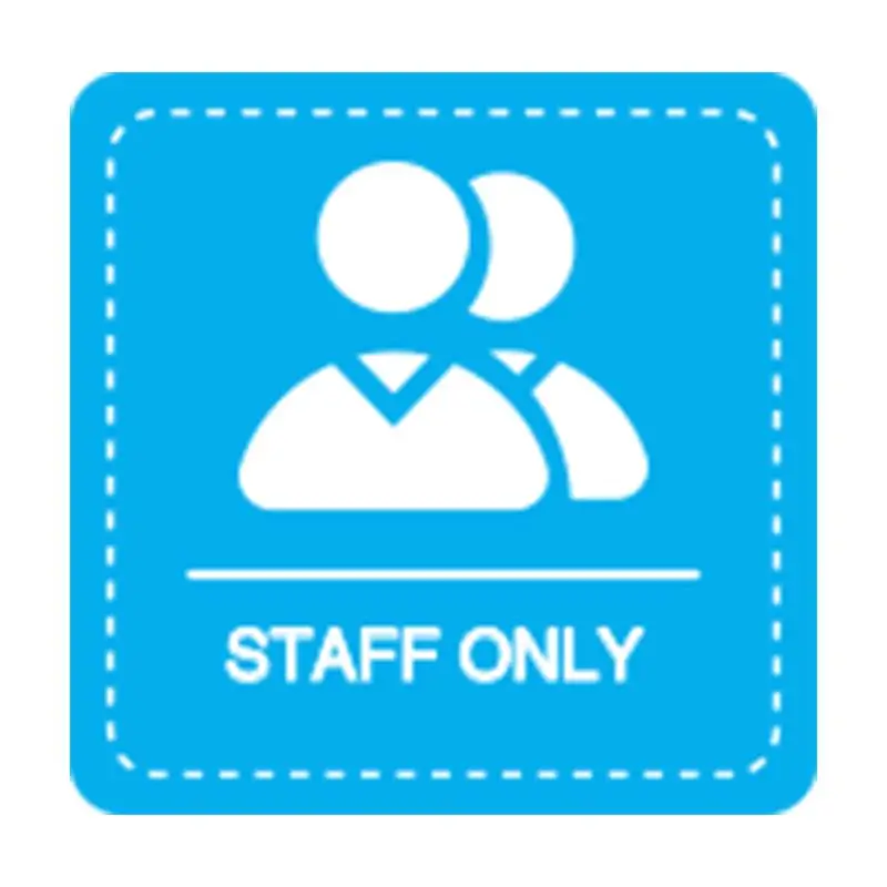 Waterproof Sign  Sticker