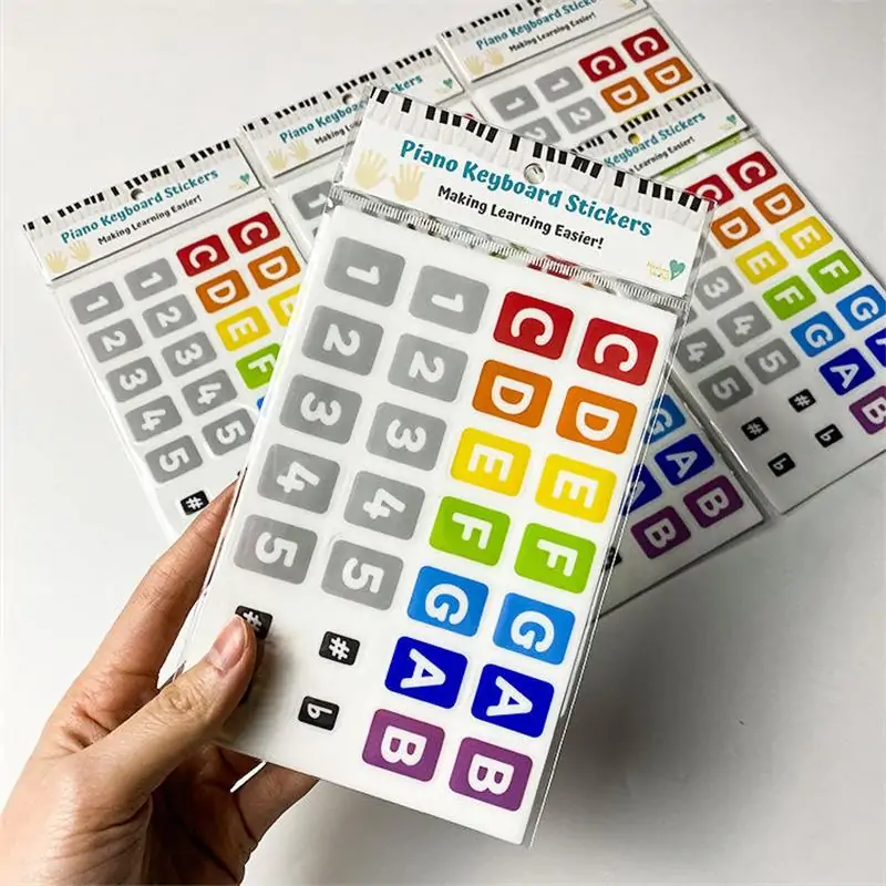 Silicone Letter Stickers