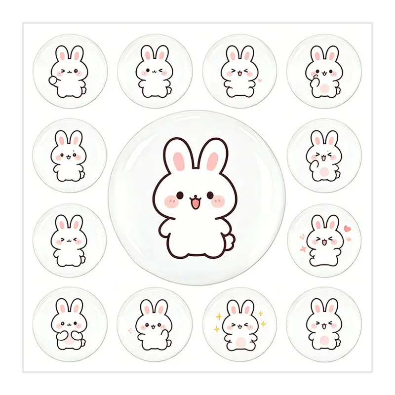 Cartoon-rabbit-epoxysticker