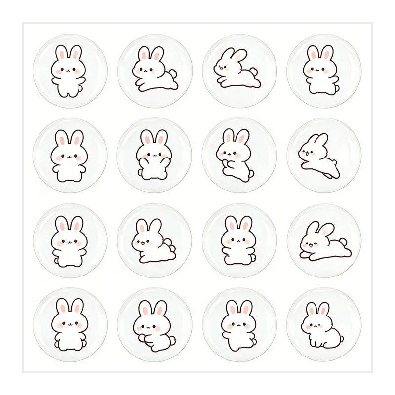 Cartoon-rabbit-stickers