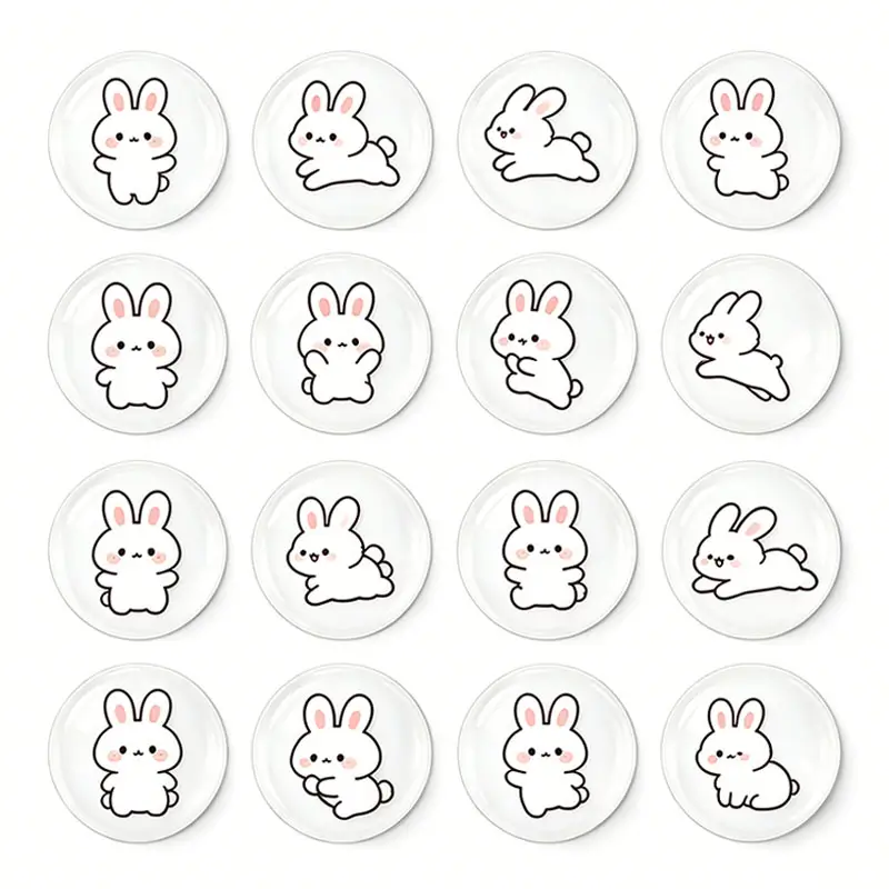 epoxy resin dome stickers