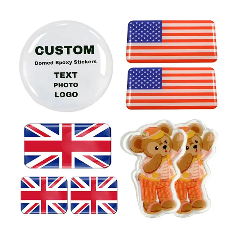 Custom Personalized Epoxy Dome Stickers