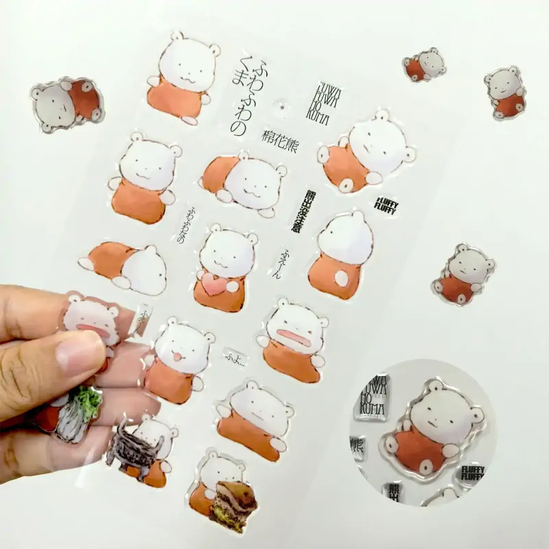 Domed Epoxy Stickers