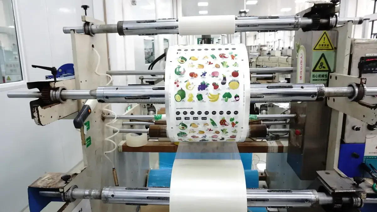 Sticker printing machine