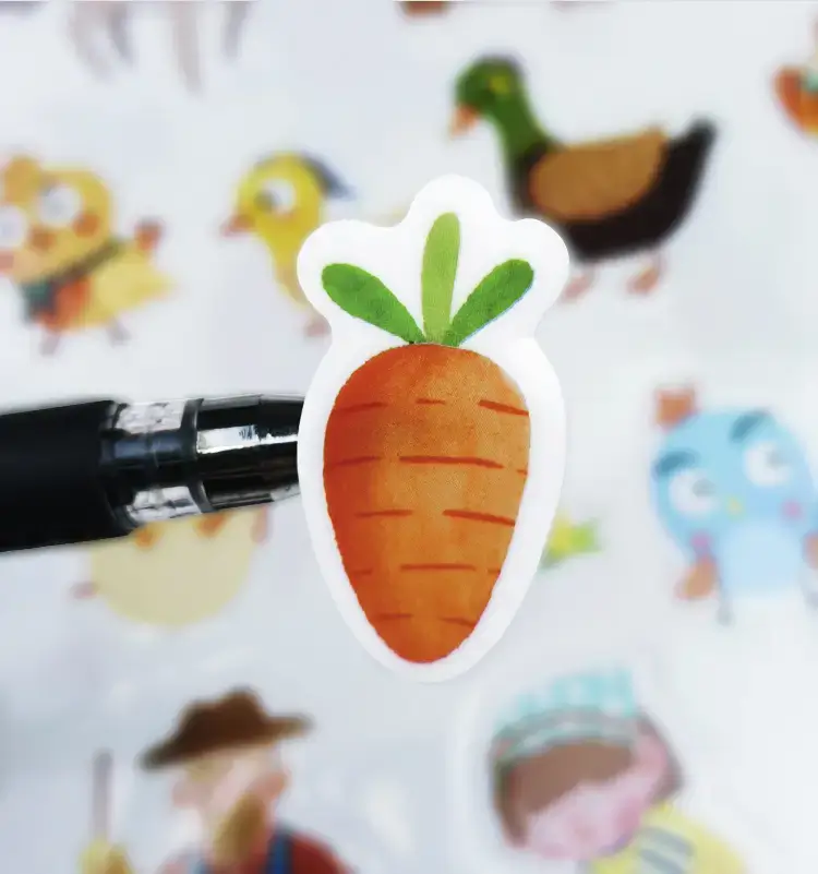 silicone sticker details