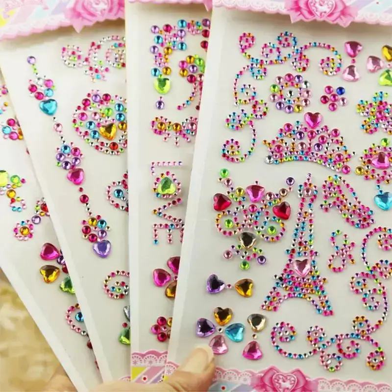 Acrylic diamond sticker