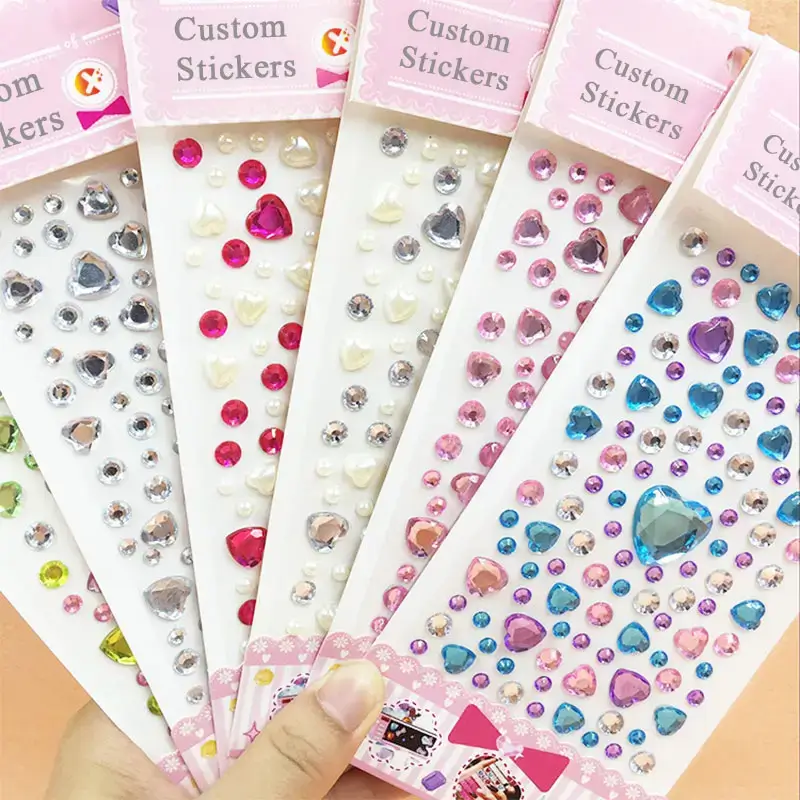 Custom Acrylic Crystal Diamond Stickers