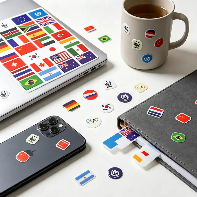 custom personalized silicone stickers