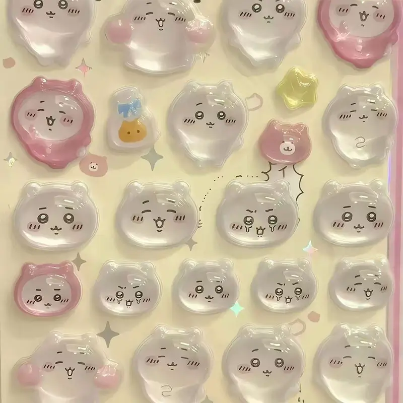 3D Embossed Raised Effect Stickers