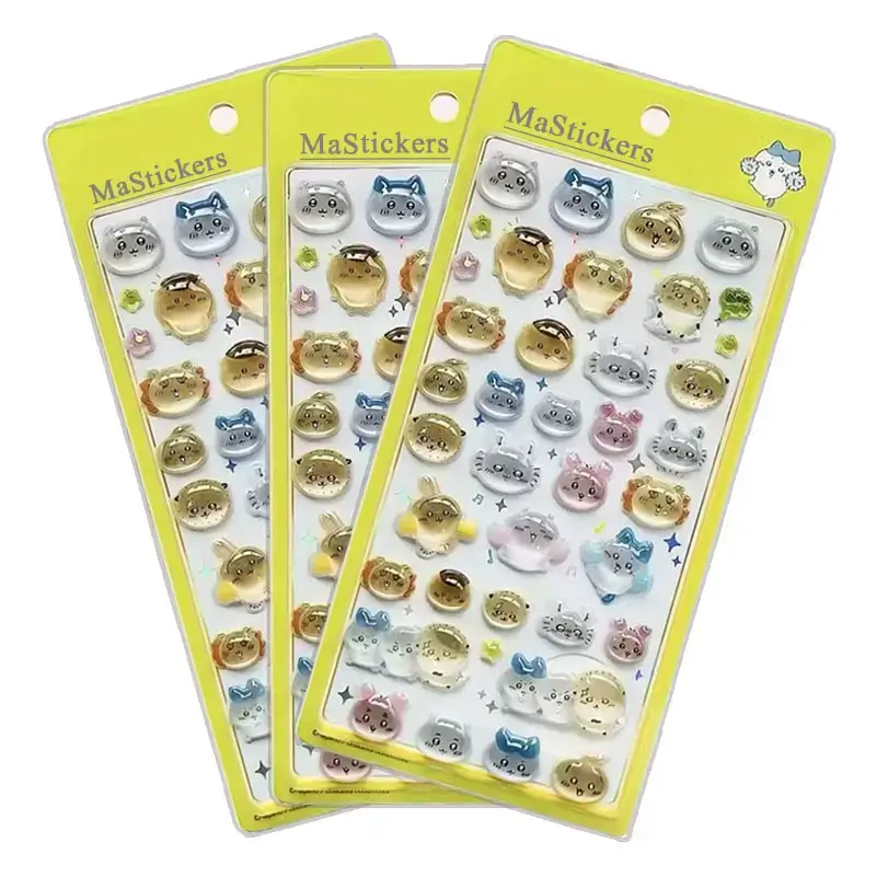 Bulk Custom Puffy 3D Stickers