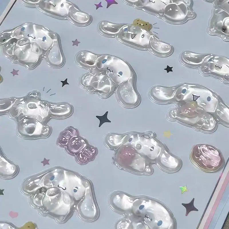 3D Crystal Puffy Embossed Stickers 3D Crystal Puffy Embossed Stickers