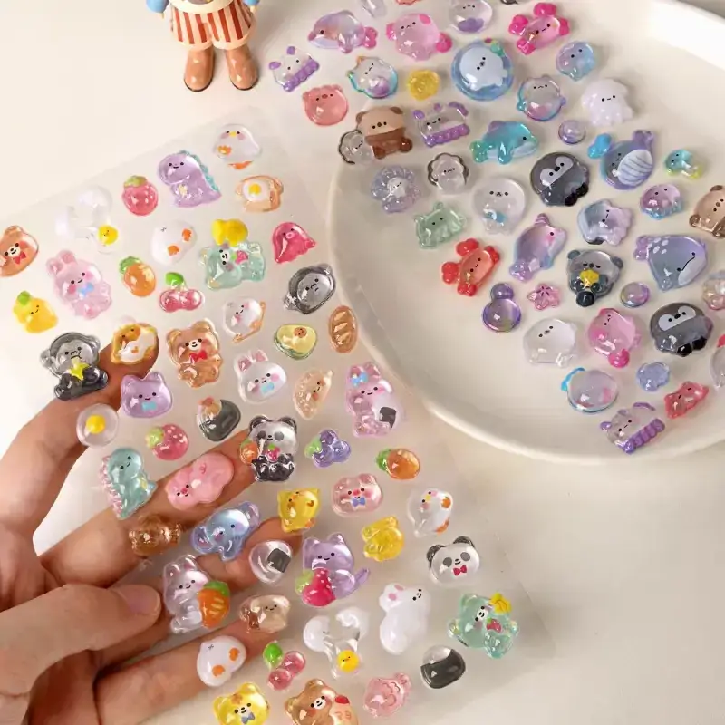3D Puffy Resin Stickers 3D Puffy Resin Stickers