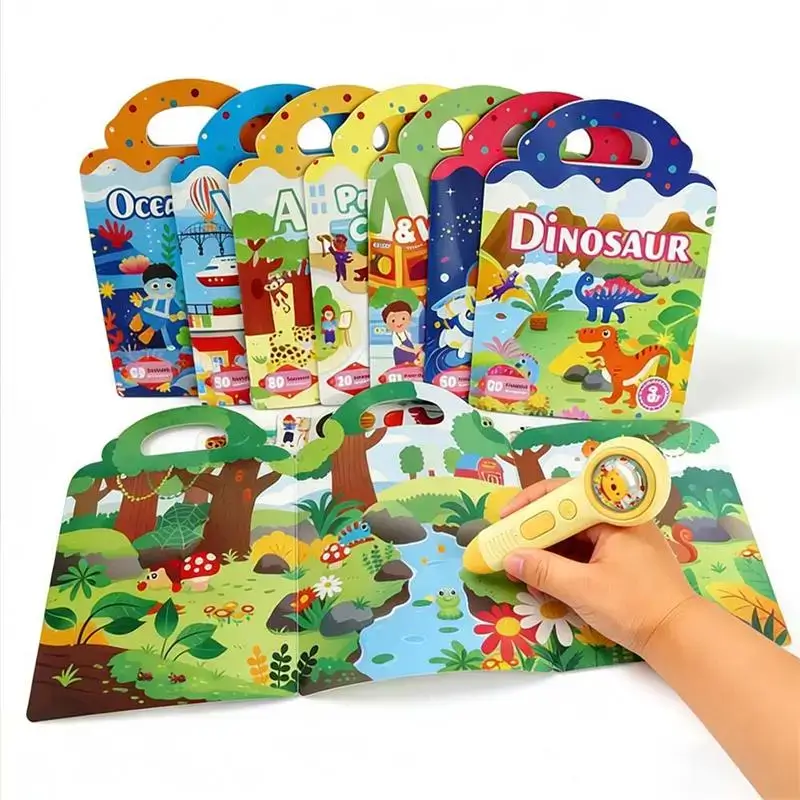 Bulk Custom Tap-to-Read Silicone Stickers Book for Talking Pen