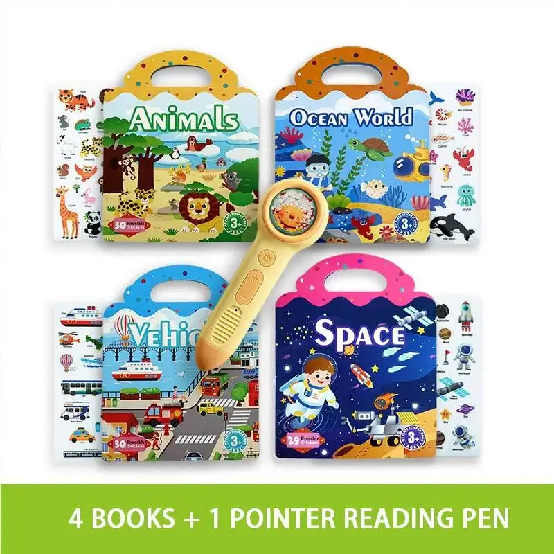 Silicone Stickers Book for Talking Pen