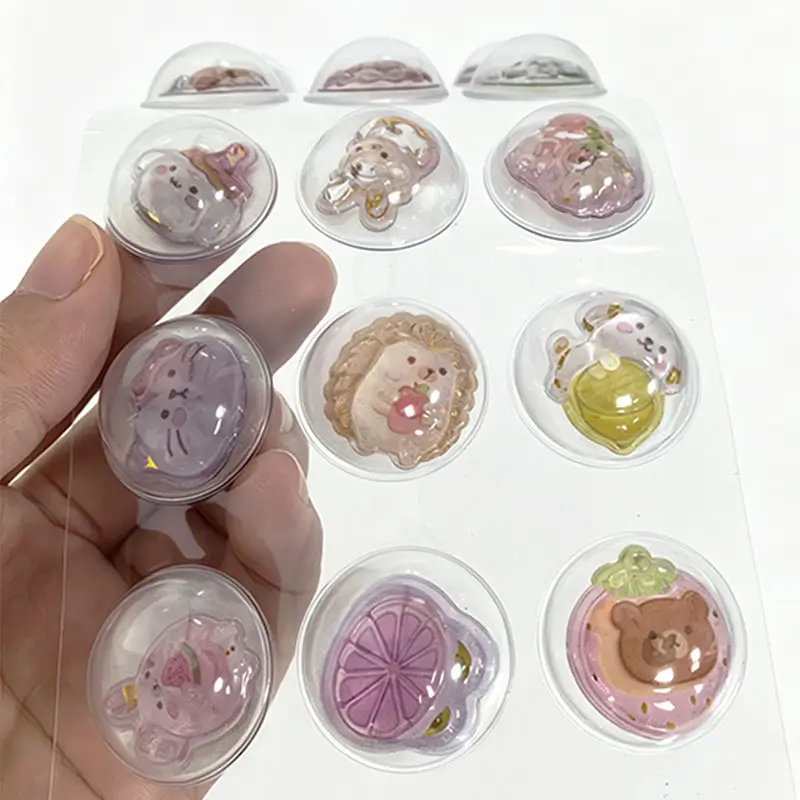 Wholesale Domed Products Filled Shaker Stickers for Party Favors