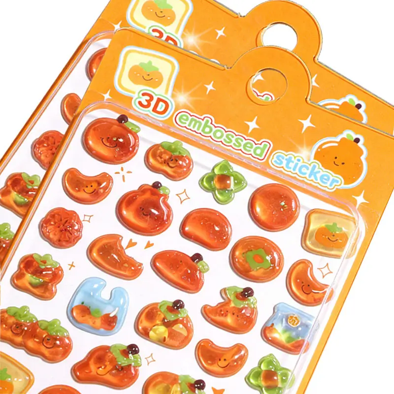 Crystal Puffy Stickers Details