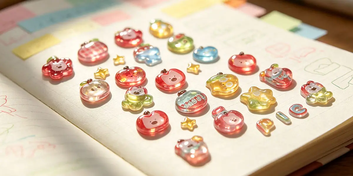 Application of 3D Crystal Embossed Puffy Stickers