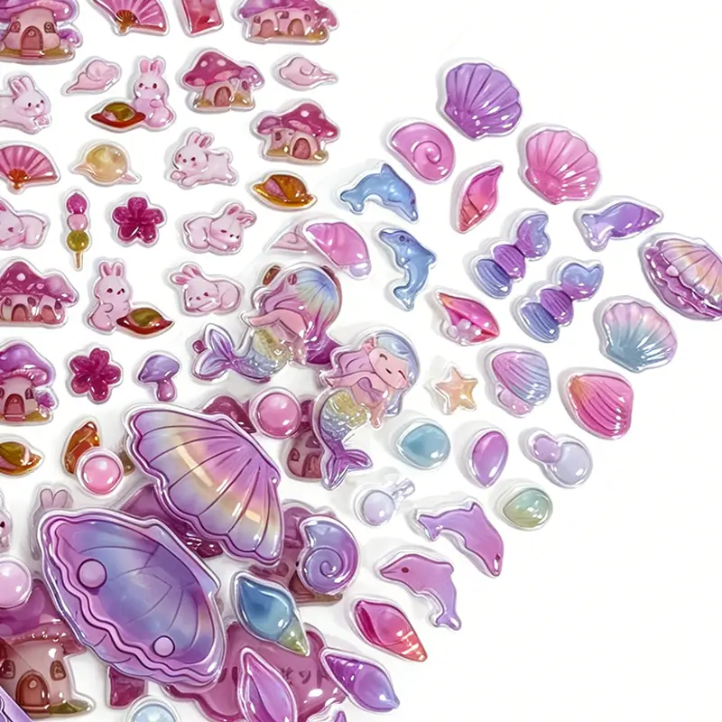 Custom 3D Embossed Stackable Stickers