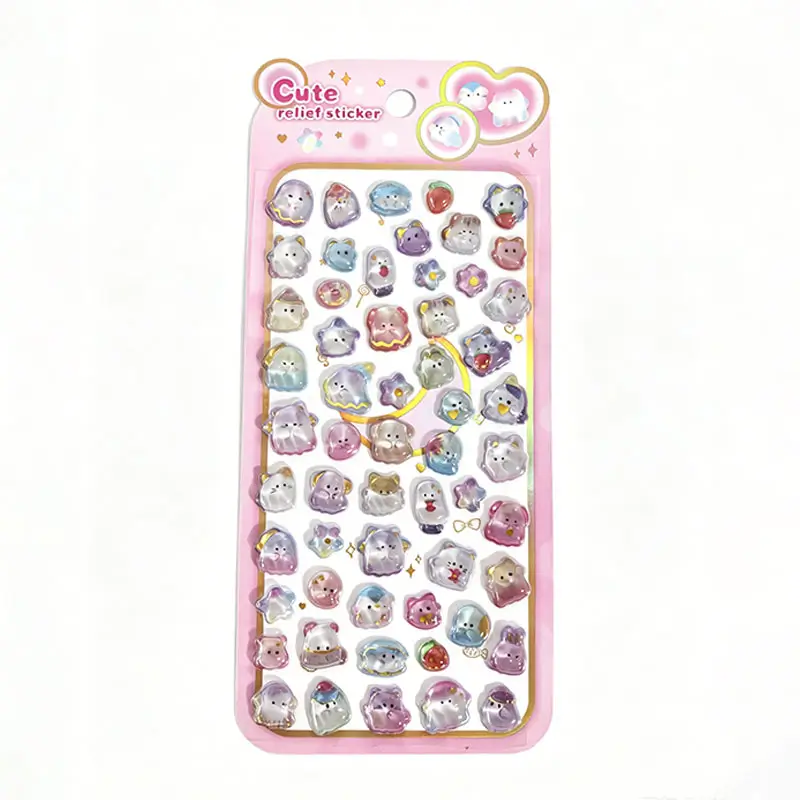Kawaii 3D Raised Stickers