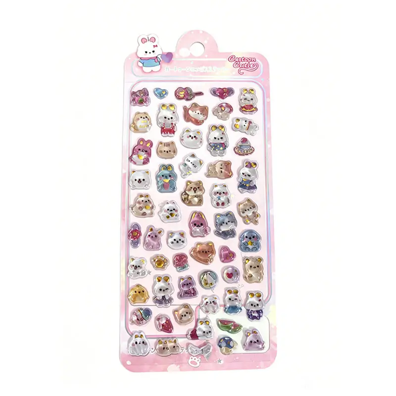 Crystal Puffy Bubble Stickers