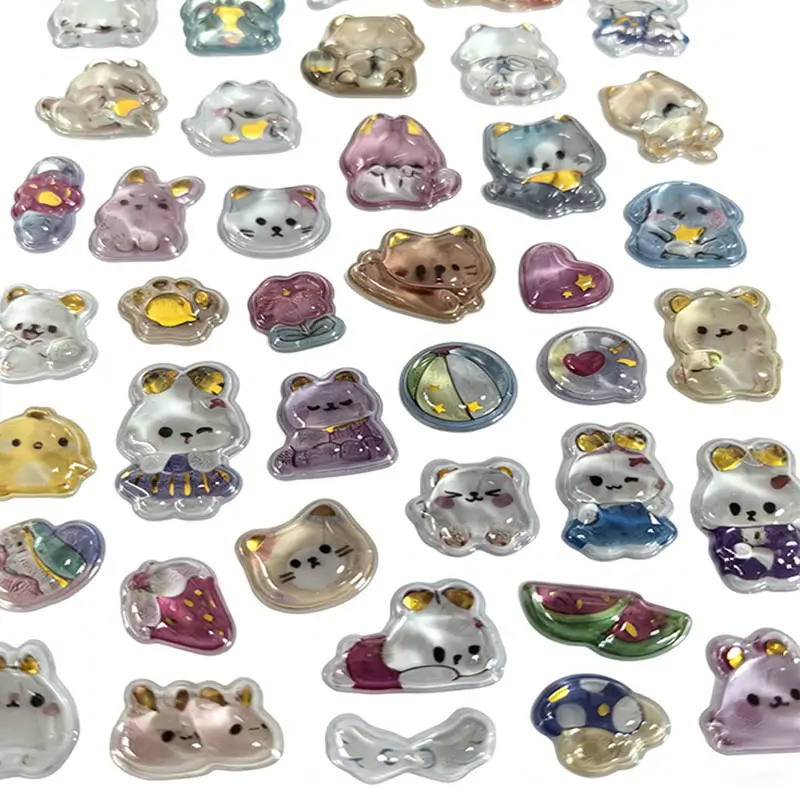 Details of Crystal Puffy Rasied Stickers Details of Crystal Puffy Rasied Stickers