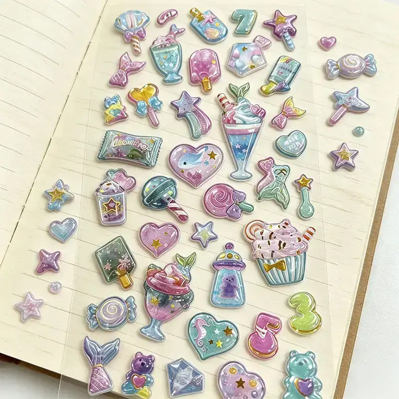 3D Puffy Embossed Stickers Wholesale 3D Puffy Embossed Stickers Wholesale