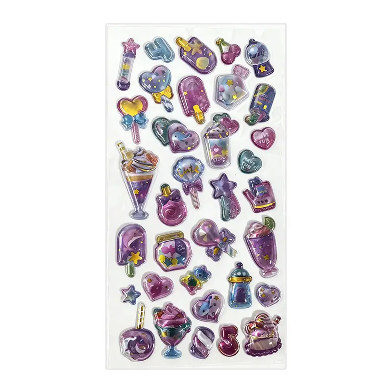 Wholesale Kids Cartoon Crystal Raised Bubble Stickers Wholesale Kids Cartoon Crystal Raised Bubble Stickers