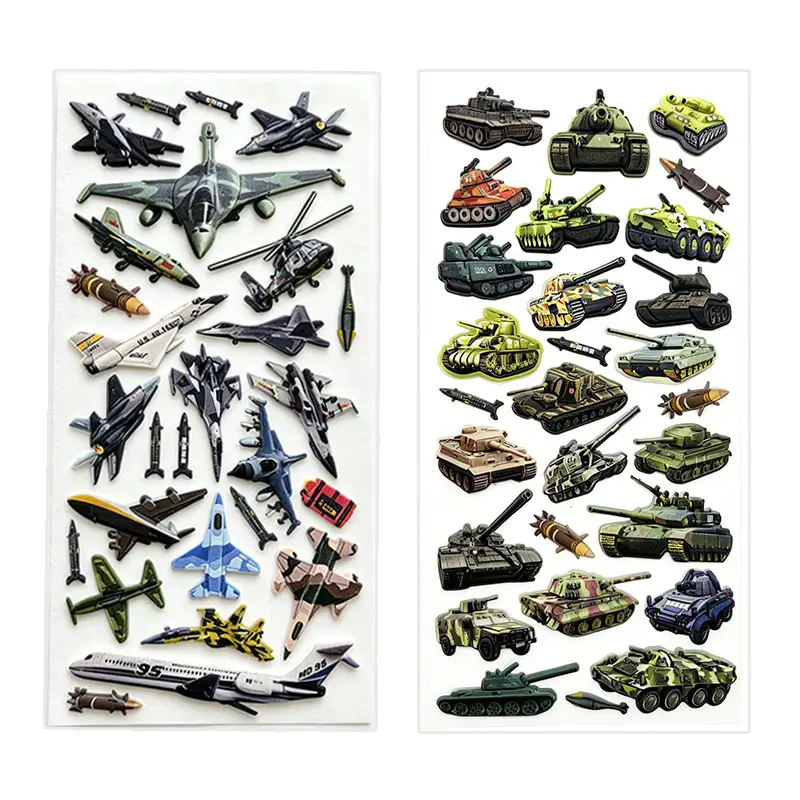 Custom Military EVA Puffy Foam Stickers