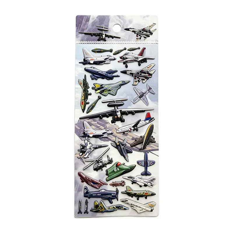 Soft Military Puffy Foam Stickers