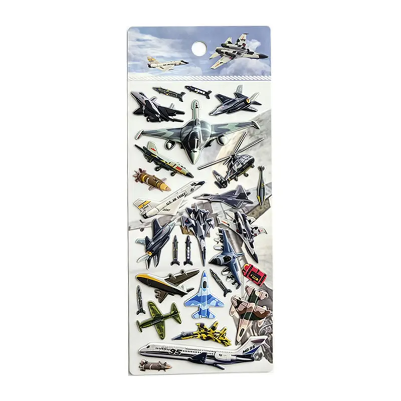Military Puffy Foam Stickers