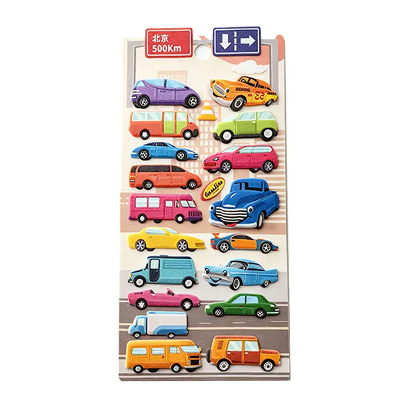 Car-Themed-Foam-Stickers