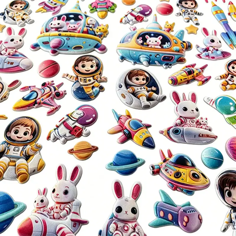 Customized 3D Foam Stickers Details
