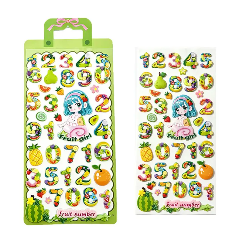 Colorful cartoon letter foam stickers 3