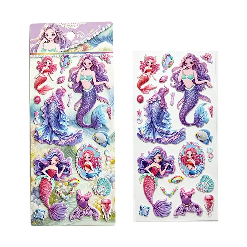 Mermaid-foam-sticker