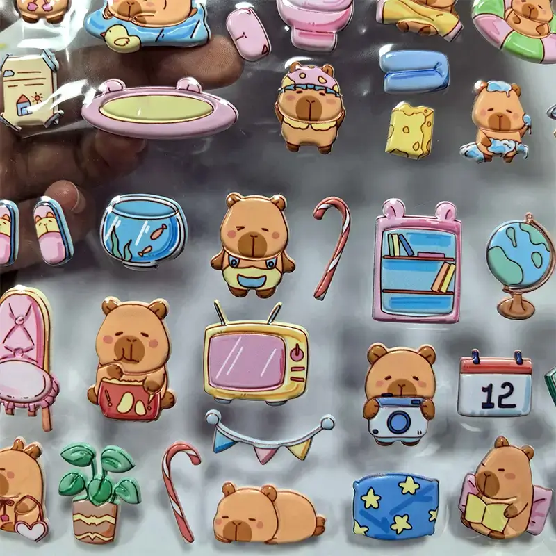 Custom Fully Personalized 3D Puffy Foam Stickers