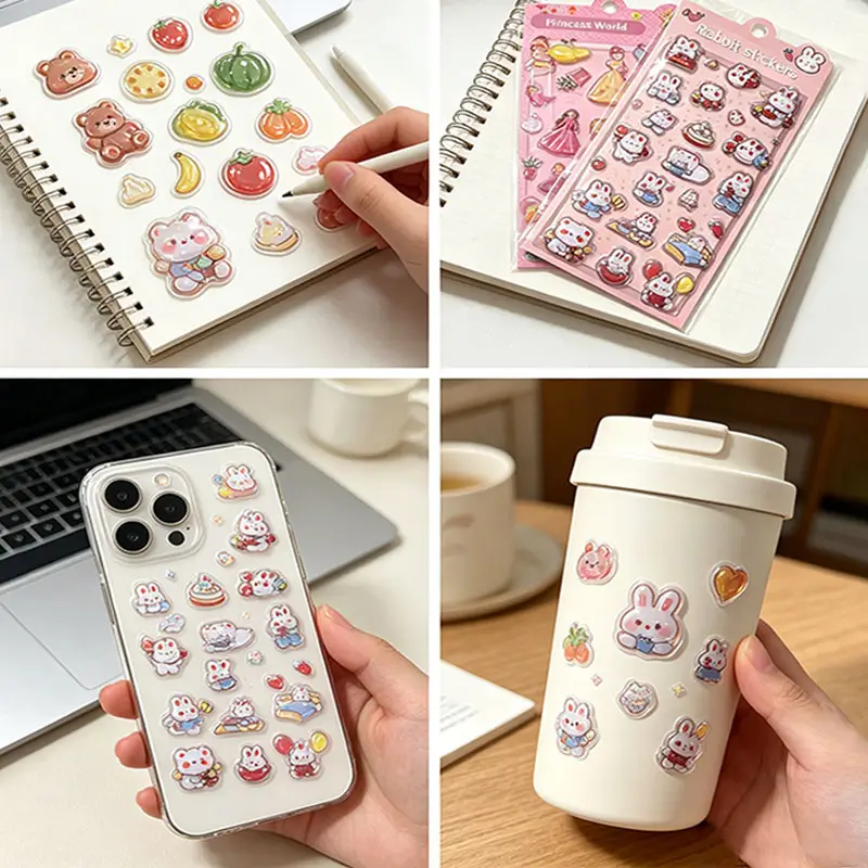Applications of Crystal Puffy Rasied Stickers
